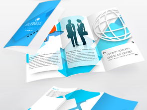 科技網(wǎng)絡(luò)信息咨詢(xún)商務(wù)宣傳三折頁(yè)設(shè)計(jì)指南與高清素材推薦